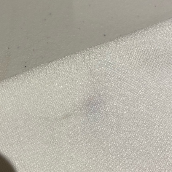 Cut out front, open back white mini dress with neon details - Picture 5 of 5